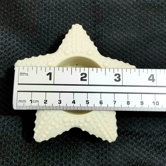 Partylite "Sea Drifters" Bisque Porcelain Votive Shell Starfish Candle Holders - Picture 7 of 9